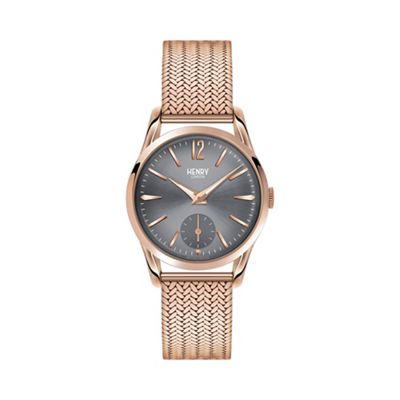 Ladies rose gold 'Finchley' bracelet watch hl30-um-0116
